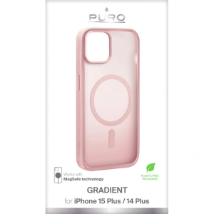 Hurtownia GSM - Case PURO GRADIENT MAG Apple iPhone 15 Plus / 14 Plus MagSafe (Rosa) - PUR774 - {ean13} - Hurt