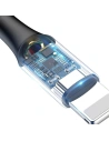 Hurtownia GSM - Kabel Lightning z diodą LED Baseus X-type 1m 2.4A (czerwony) - BSU355RED - {ean13} - Hurt