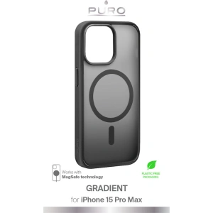 Hurtownia GSM - Case PURO GRADIENT MAG Apple iPhone 15 Pro Max MagSafe (Schwarz) - PUR776 - {ean13} - Hurt