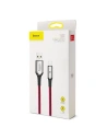 Hurtownia GSM - Kabel Lightning z diodą LED Baseus X-type 1m 2.4A (czerwony) - BSU355RED - {ean13} - Hurt