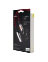 Wholesale Baseus X-type LED Lightning Cable 1m 2.4A Red - BSU355RED - {ean13} - Hurt