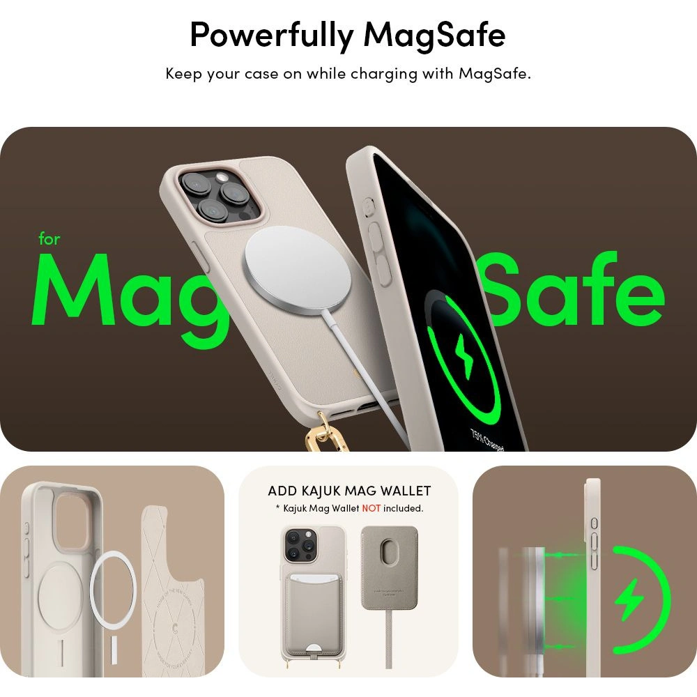 Hurtownia GSM - Case Spigen Cyrill Classic Charm Mag MagSafe Apple iPhone 15 Pro Creme - SPN2975 - {ean13} - Hurt