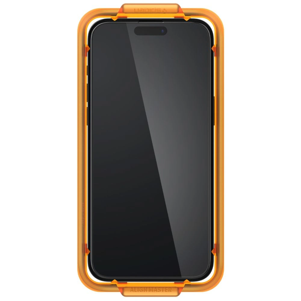 Hurtownia GSM - Gehärtetes Glas Spigen GLAS.tR AlignMaster FC Apple iPhone 15 Pro Max Schwarz [2 PACK] - SPN2982 - {ean13} - Hurt