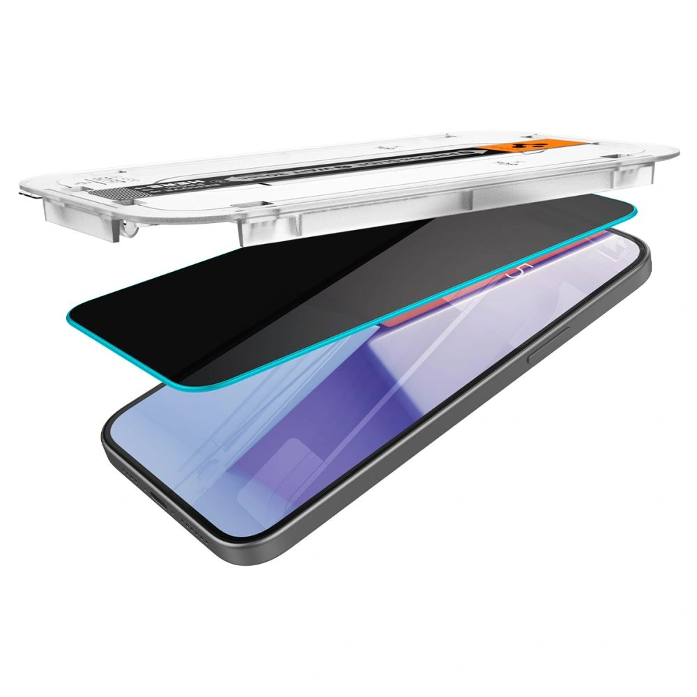 Hurtownia GSM - Sticlă securizată Spigen GLAS.tR ez Fit Apple iPhone 15 Pro Max Privacy [2 PACK] - SPN2983 - {ean13} - Hurt