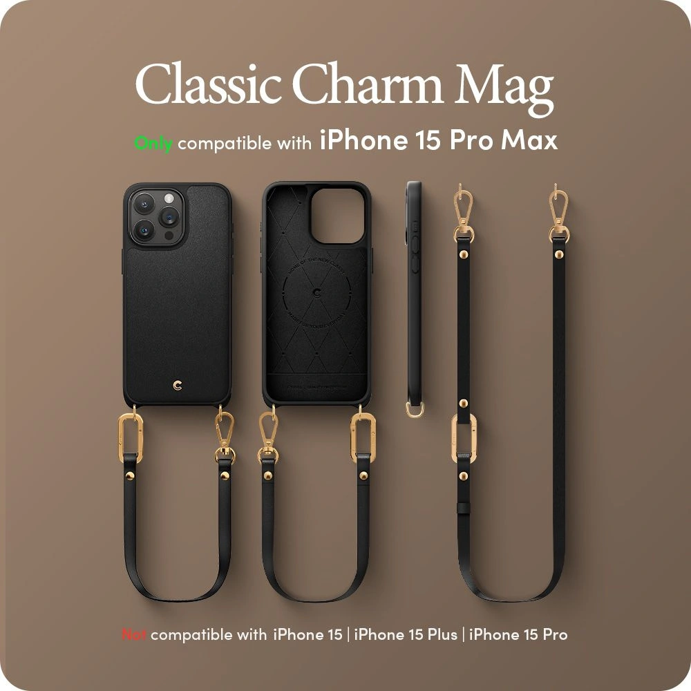 Hurtownia GSM - Etui Spigen Cyrill Classic Charm Mag MagSafe Apple iPhone 15 Pro Max Fekete - SPN2987 - {ean13} - Hurt