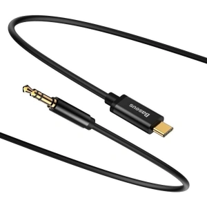 Baseus Yiven USB-C to Mini Jack 3,5mm 1.2m Black