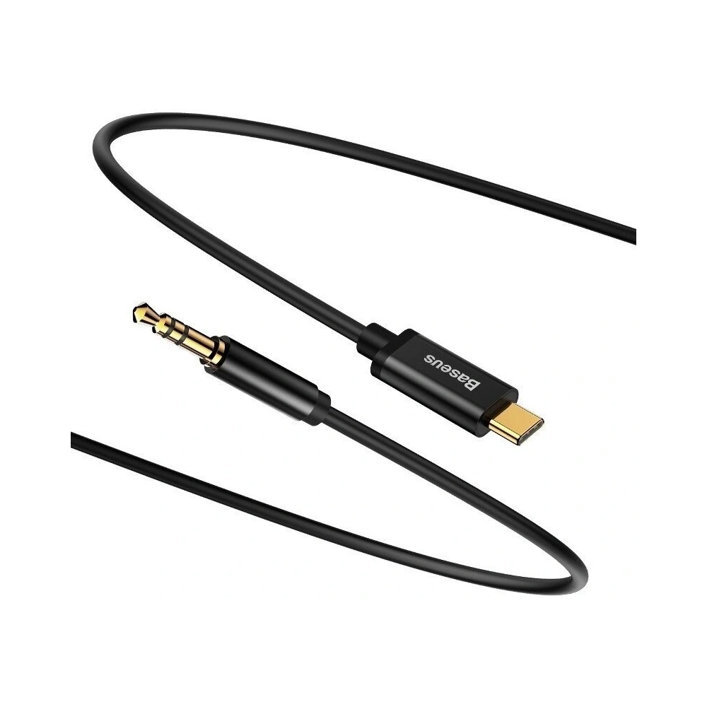 Hurtownia GSM - Cablul audio USB-C la mini jack 3,5mm Baseus Yiven 1.2m (negru) - BSU357BLK - {ean13} - Hurt