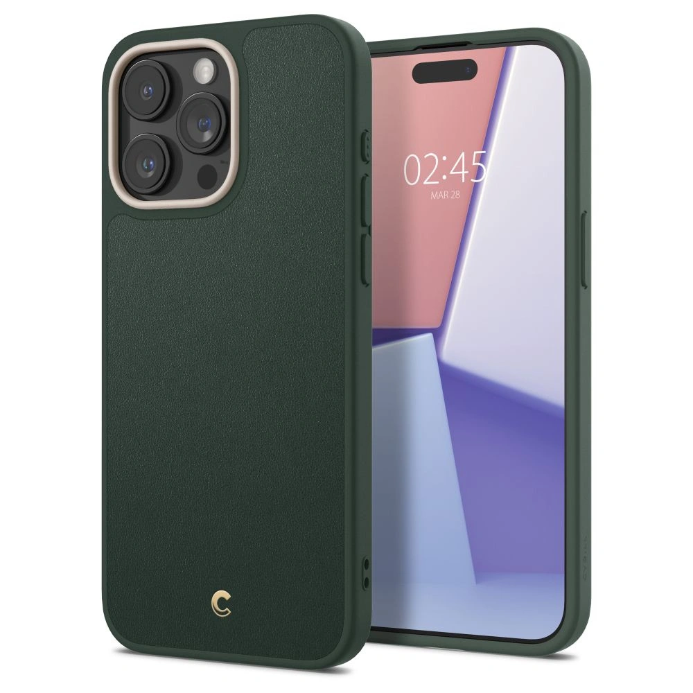 Wholesale Spigen Cyrill Kajuk Mag MagSafe Apple iPhone 15 Pro Max Forest Green - SPN2988 - {ean13} - Hurt