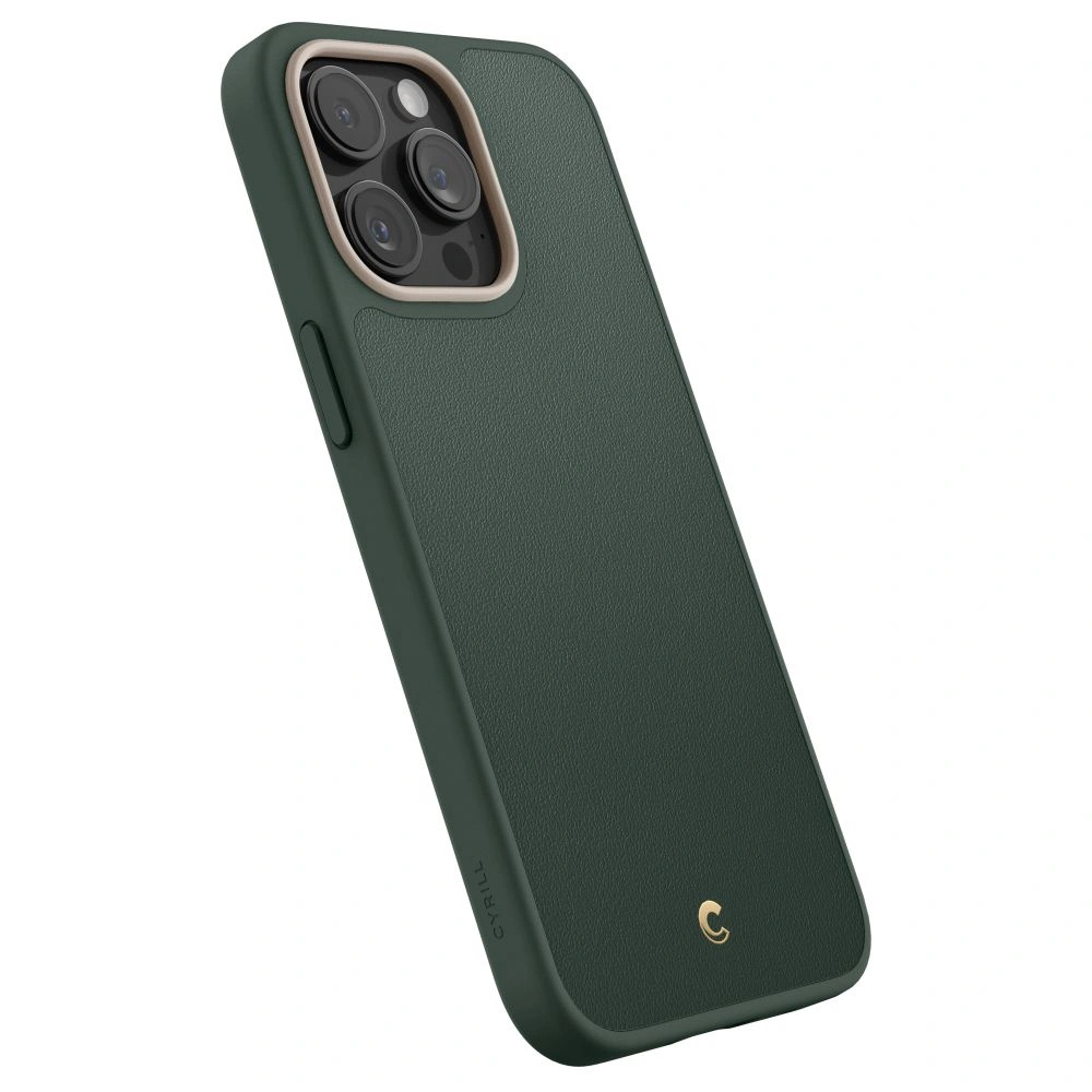 Wholesale Spigen Cyrill Kajuk Mag MagSafe Apple iPhone 15 Pro Max Forest Green - SPN2988 - {ean13} - Hurt
