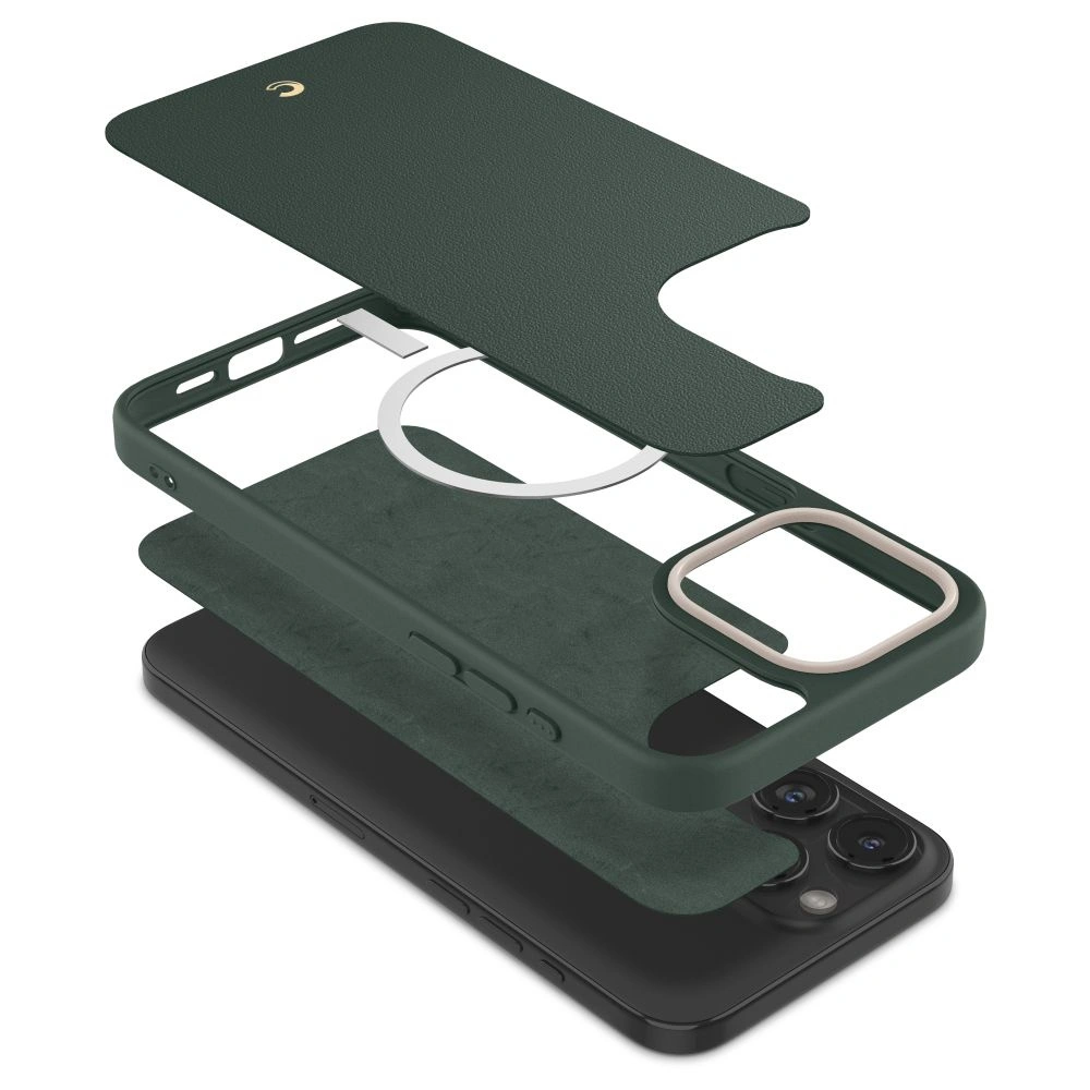 Wholesale Spigen Cyrill Kajuk Mag MagSafe Apple iPhone 15 Pro Max Forest Green - SPN2988 - {ean13} - Hurt