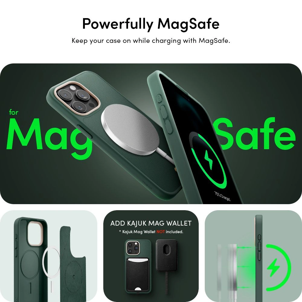 Hurtownia GSM - Etui Spigen Cyrill Kajuk Mag MagSafe Apple iPhone 15 Pro Max Forest Green - SPN2988 - {ean13} - Hurt