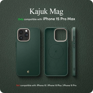 Hurtownia GSM - Etui Spigen Cyrill Kajuk Mag MagSafe Apple iPhone 15 Pro Max Forest Green - SPN2988 - {ean13} - Hurt