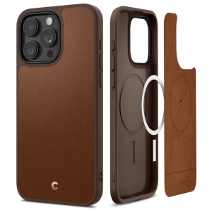 Wholesale Spigen Cyrill Kajuk Mag MagSafe Apple iPhone 15 Pro Max Saddle Brown - SPN2989 - {ean13} - Hurt