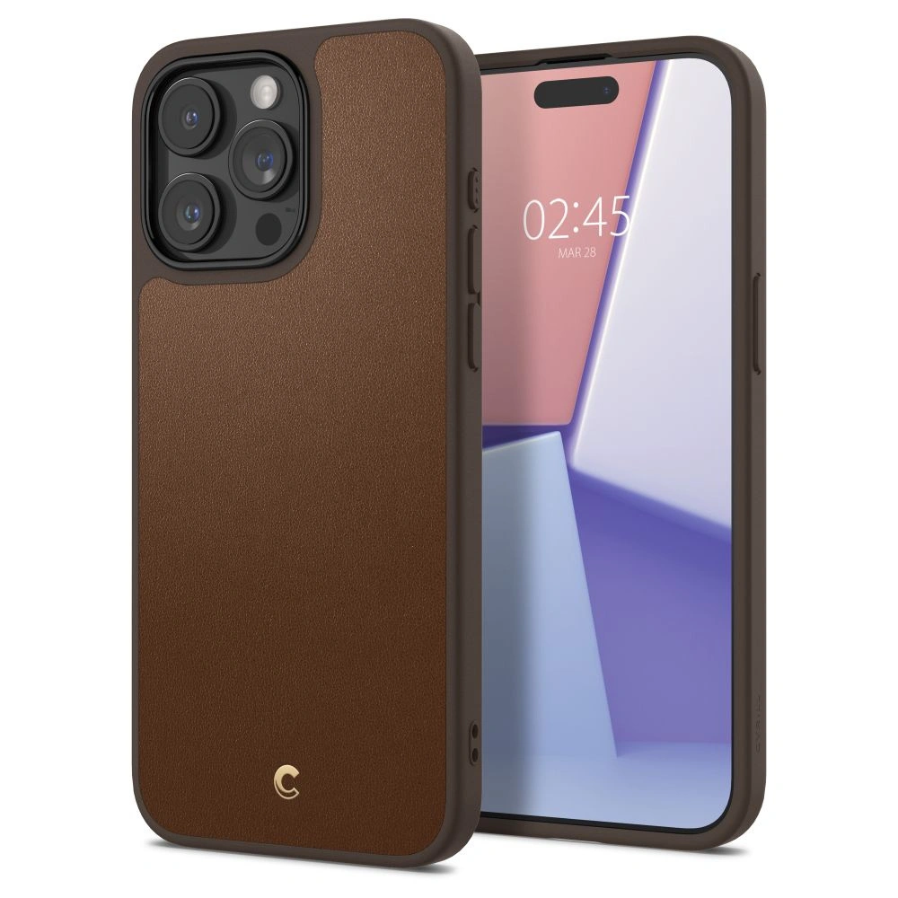 Hurtownia GSM - Case Spigen Cyrill Kajuk Mag MagSafe Apple iPhone 15 Pro Max Sattelbrown - SPN2989 - {ean13} - Hurt