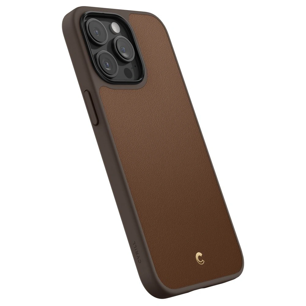 Wholesale Spigen Cyrill Kajuk Mag MagSafe Apple iPhone 15 Pro Max Saddle Brown - SPN2989 - {ean13} - Hurt