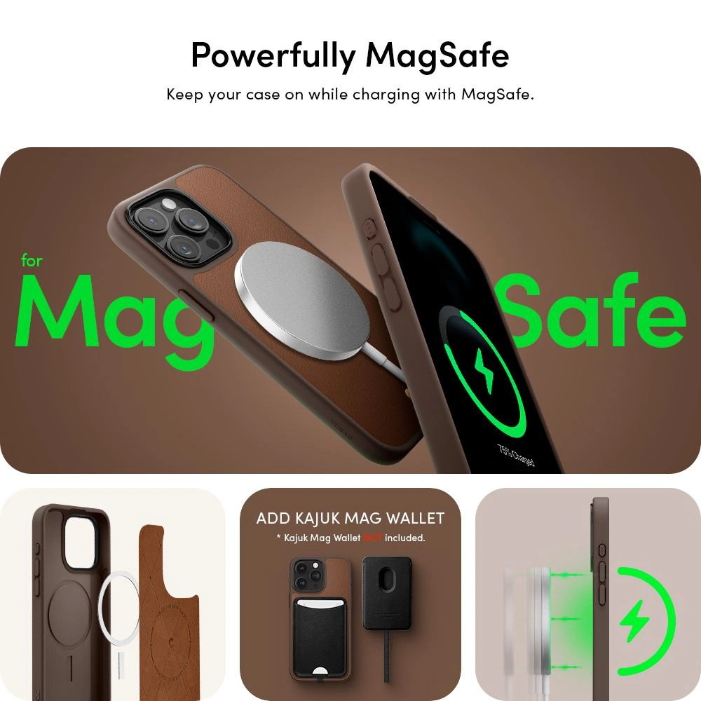 Hurtownia GSM - Etui Spigen Cyrill Kajuk Mag MagSafe Apple iPhone 15 Pro Max Saddle Brown - SPN2989 - {ean13} - Hurt