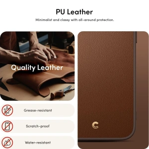 Wholesale Spigen Cyrill Kajuk Mag MagSafe Apple iPhone 15 Pro Max Saddle Brown - SPN2989 - {ean13} - Hurt