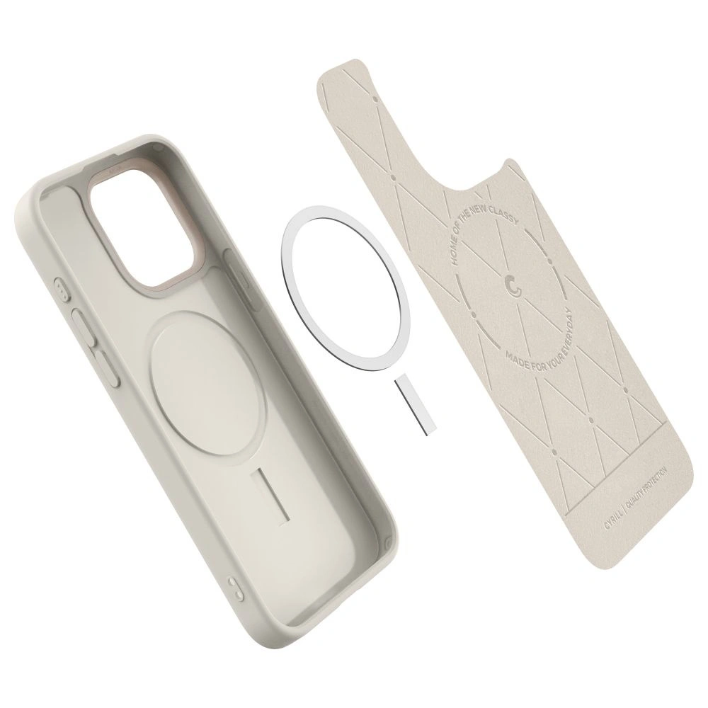 Hurtownia GSM - Etui Spigen Cyrill Kajuk Mag MagSafe Apple iPhone 15 Pro Max Krém - SPN2990 - {ean13} - Hurt