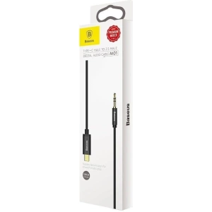 Baseus Yiven USB-C to Mini Jack 3,5mm 1.2m Black