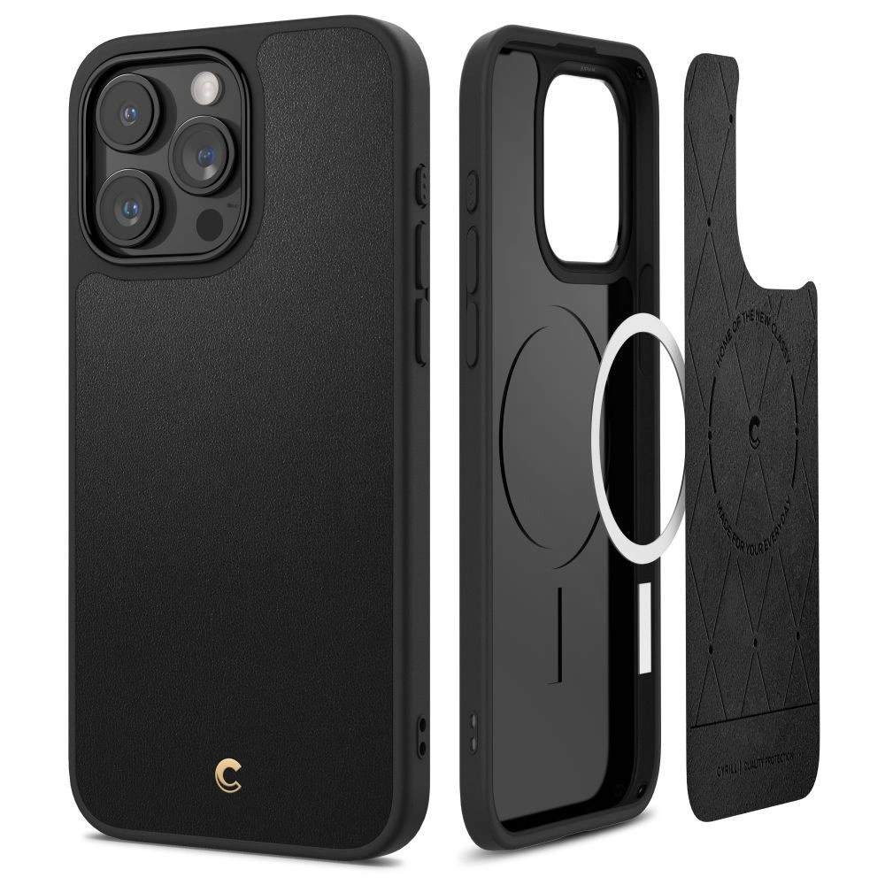 Hurtownia GSM - Etui Spigen Cyrill Kajuk Mag MagSafe Apple iPhone 15 Pro Max Fekete - SPN2991 - {ean13} - Hurt