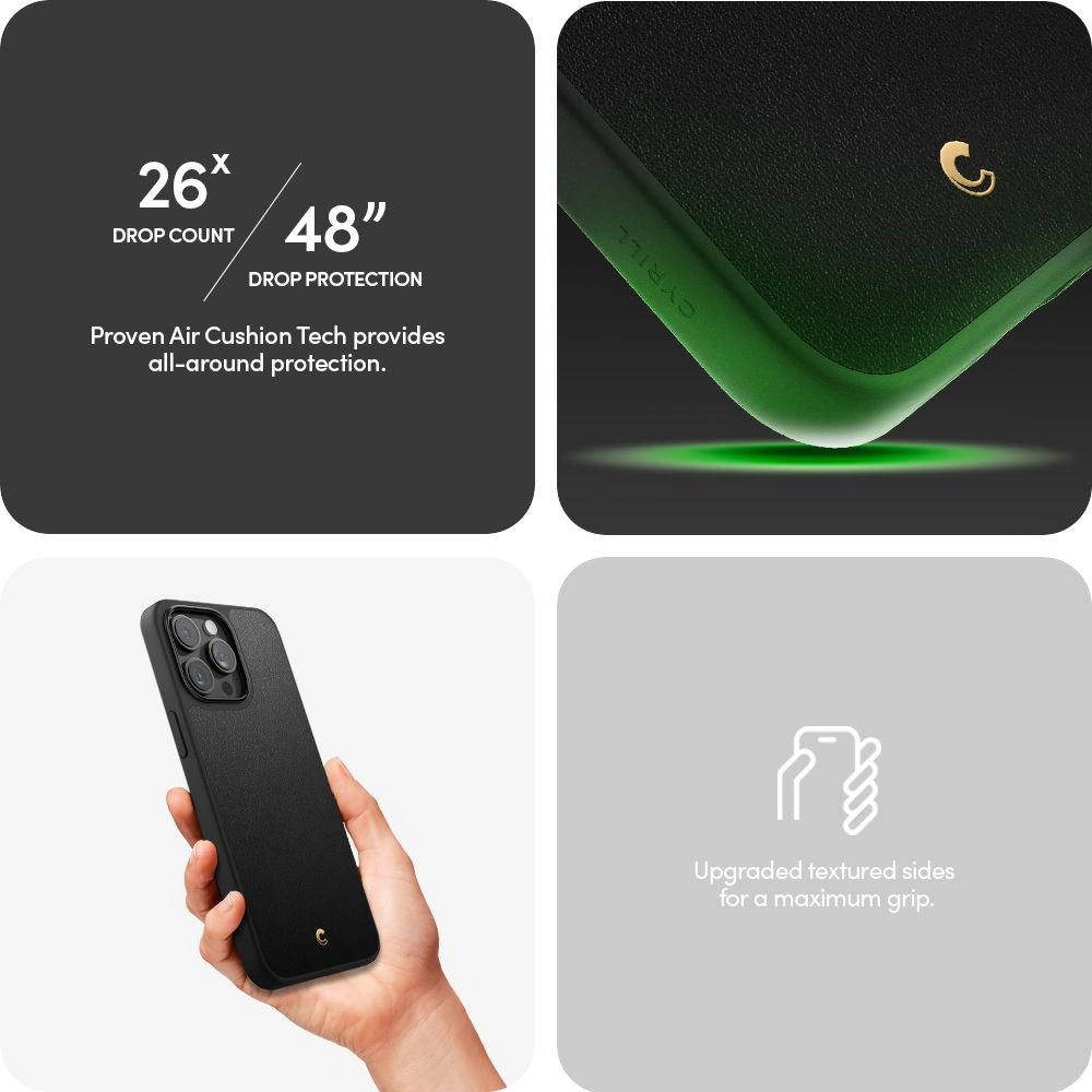 Hurtownia GSM - Etui Spigen Cyrill Kajuk Mag MagSafe Apple iPhone 15 Pro Max Fekete - SPN2991 - {ean13} - Hurt
