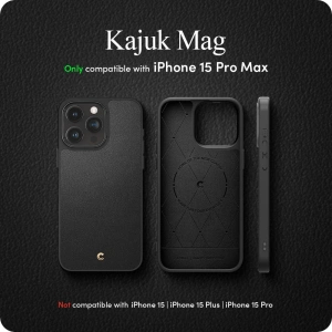 Hurtownia GSM - Etui Spigen Cyrill Kajuk Mag MagSafe Apple iPhone 15 Pro Max Negru - SPN2991 - {ean13} - Hurt