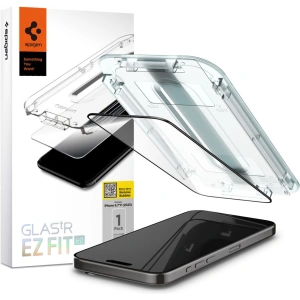 Edzett üveg Spigen GLAS.tR ez Fit FC Apple iPhone 15 Pro Max Fekete