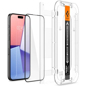 Edzett üveg Spigen GLAS.tR ez Fit FC Apple iPhone 15 Pro Max Fekete