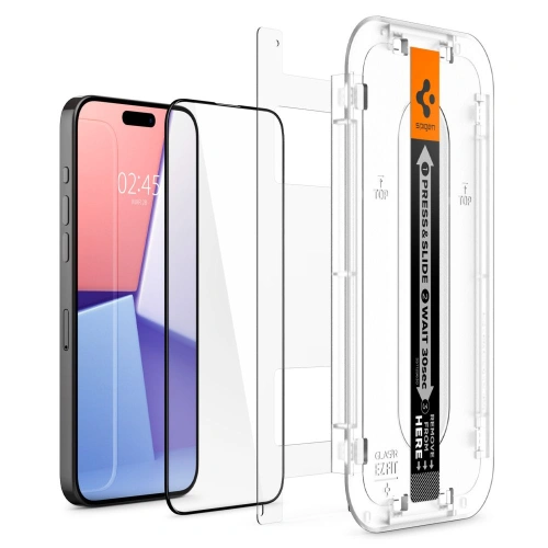 Szkło hartowane Spigen GLAS.tR ez Fit FC Apple iPhone 15 Pro Max Black