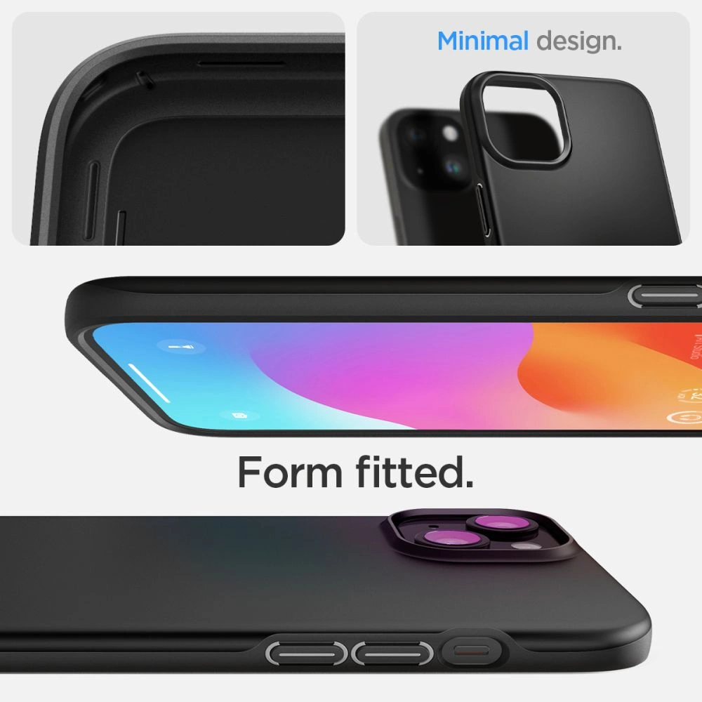 Hurtownia GSM - Case Spigen Thin Fit Apple iPhone 15 Plus / 14 Plus Schwarz - SPN2994 - {ean13} - Hurt