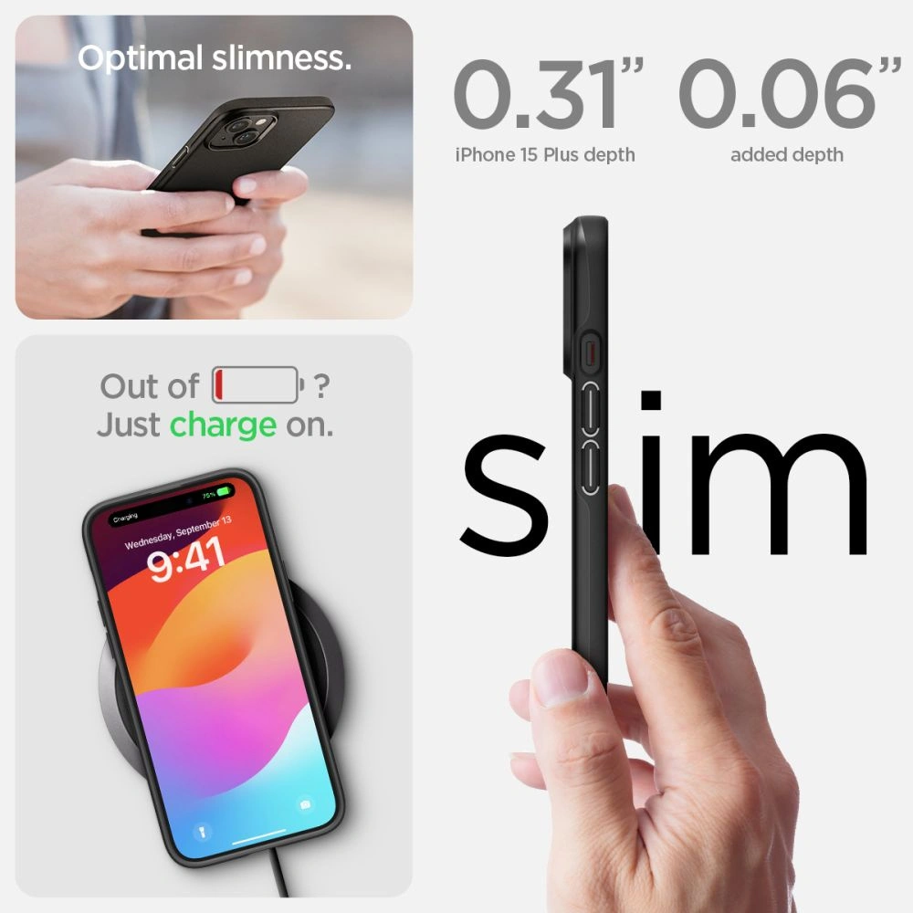 Hurtownia GSM - Case Spigen Thin Fit Apple iPhone 15 Plus / 14 Plus Schwarz - SPN2994 - {ean13} - Hurt