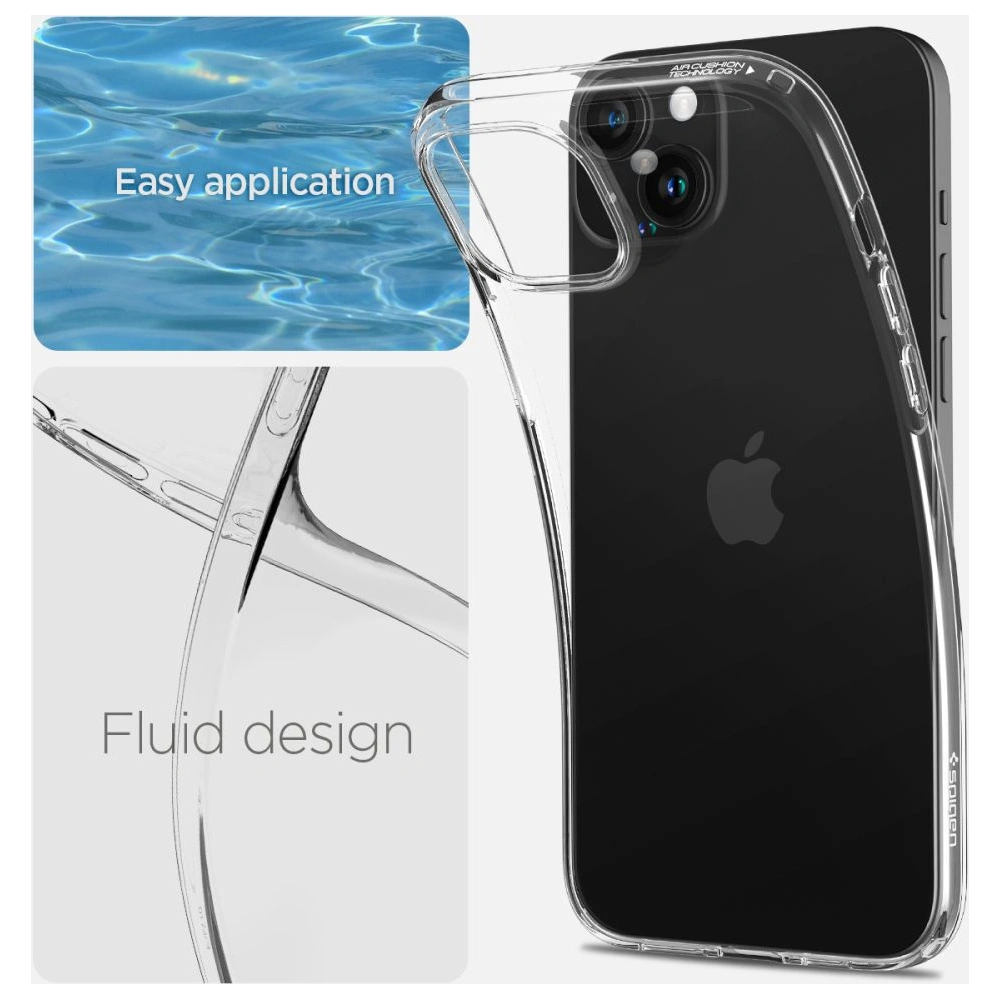 Wholesale Spigen Liquid Crystal Apple iPhone 15 Plus / 14 Plus Crystal Clear - SPN2995 - {ean13} - Hurt
