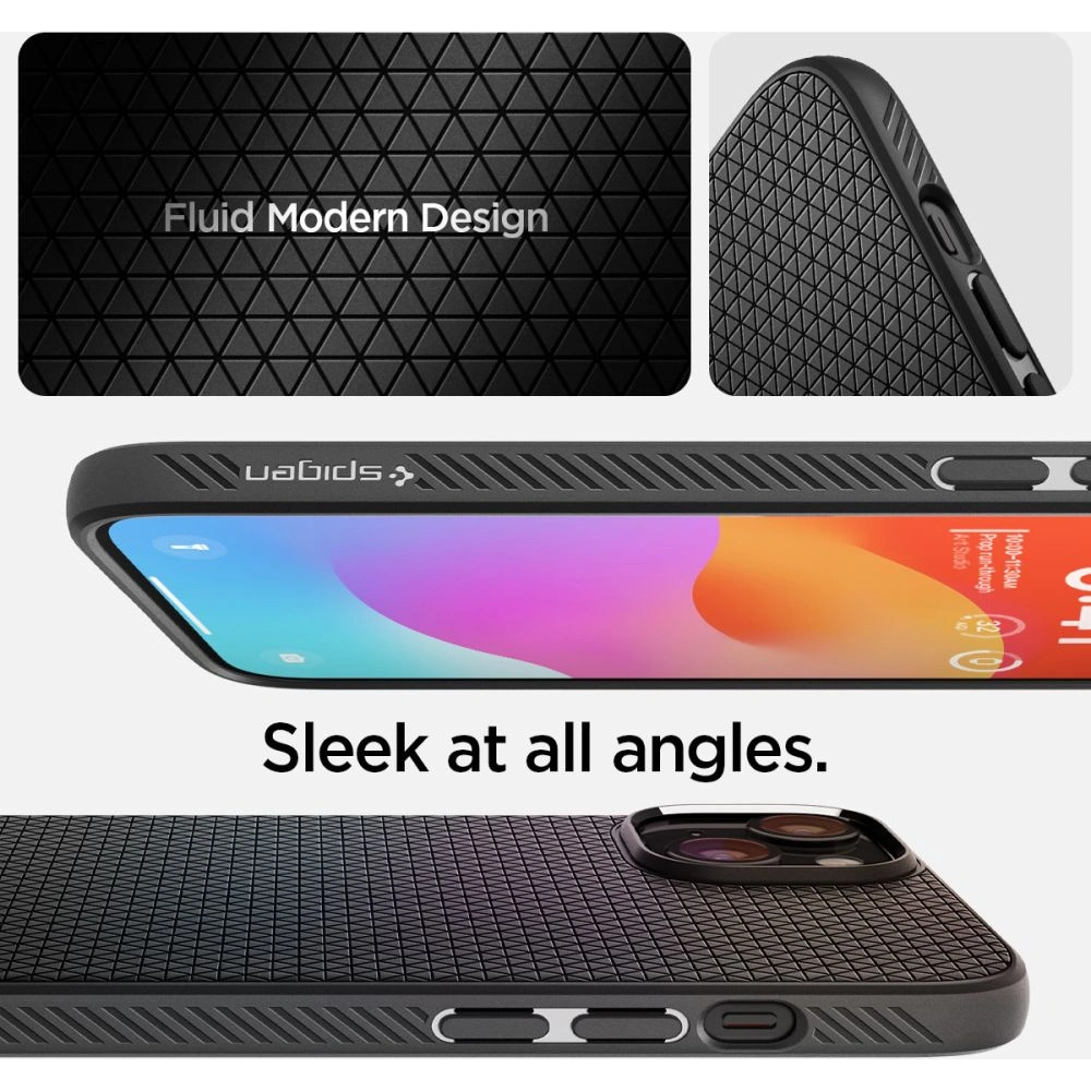 Hurtownia GSM - Case Spigen Liquid Air Apple iPhone 15 Plus / 14 Plus Matte Schwarz - SPN2997 - {ean13} - Hurt