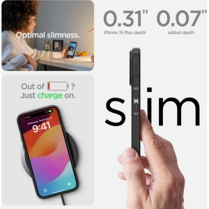 Etui Spigen Liquid Air Apple iPhone 15 Plus / 14 Plus Matte Black