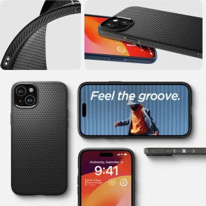 Etui Spigen Liquid Air Apple iPhone 15 Plus / 14 Plus Matte Black