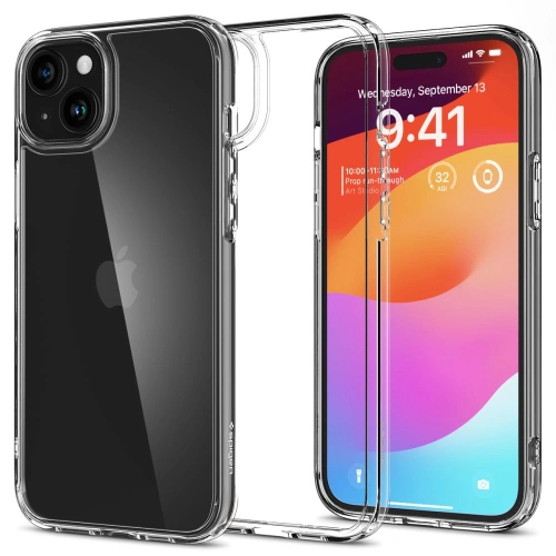 Hurtownia Spigen - 8809896749923 - SPN2998 - Etui Spigen Ultra Hybrid Apple iPhone 15 Plus / 14 Plus Crystal Clear - B2B homescreen