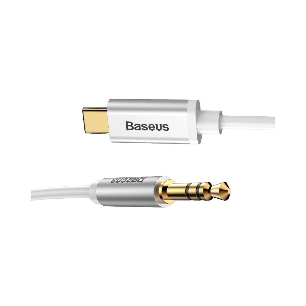Hurtownia GSM - Kabel audio USB-C do mini jack 3,5mm Baseus Yiven 1.2m (bílý) - BSU359WHT - {ean13} - Hurt