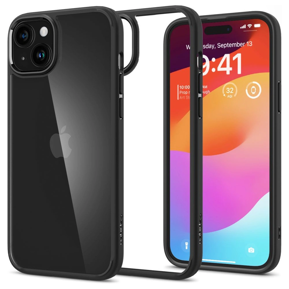 Hurtownia GSM - Case Spigen Ultra Hybrid Apple iPhone 15 Plus / 14 Plus Matte Schwarz - SPN2999 - {ean13} - Hurt