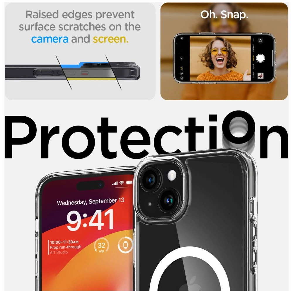 Hurtownia GSM - Case Spigen Ultra Hybrid Mag MagSafe Apple iPhone 15 Plus / 14 Plus Weiß - SPN3000 - {ean13} - Hurt