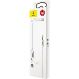 Baseus Yiven USB-C to Mini Jack 3,5mm 1.2m White