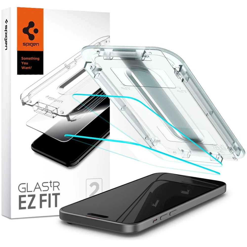Hurtownia GSM - Gehärtetes Glas Spigen GLAS.tR ez Fit Apple iPhone 15 Plus / 14 Plus Clear [2 PACK] - SPN3005 - {ean13} - Hurt