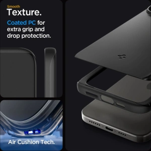 Hurtownia GSM - Etui Spigen Thin Fit Apple iPhone 15 Pro Max černé - SPN3008 - {ean13} - Hurt