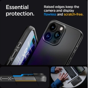 Hurtownia GSM - Etui Spigen Thin Fit Apple iPhone 15 Pro Max černé - SPN3008 - {ean13} - Hurt