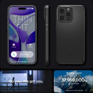 Hurtownia GSM - Etui Spigen Thin Fit Apple iPhone 15 Pro Max černé - SPN3008 - {ean13} - Hurt