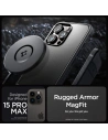 Hurtownia GSM - Etui Spigen Rugged Armor Mag MagSafe Apple iPhone 15 Pro Max Matt Fekete - SPN3012 - {ean13} - Hurt