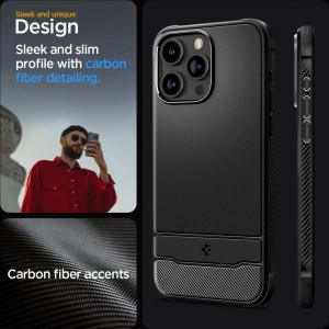 Hurtownia GSM - Etui Spigen Rugged Armor Mag MagSafe Apple iPhone 15 Pro Max Negru Mat - SPN3012 - {ean13} - Hurt