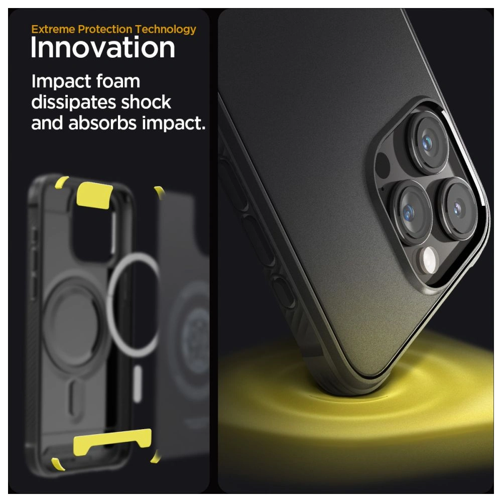 Hurtownia GSM - Etui Spigen Rugged Armor Mag MagSafe Apple iPhone 15 Pro Max Matt Fekete - SPN3012 - {ean13} - Hurt