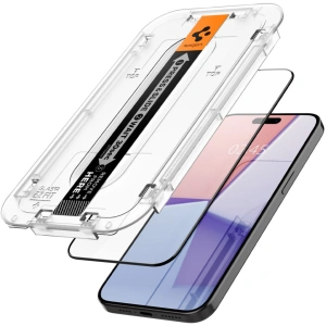 Sticlă securizată Spigen GLAS.tR ez Fit FC Apple iPhone 15 Pro Negru