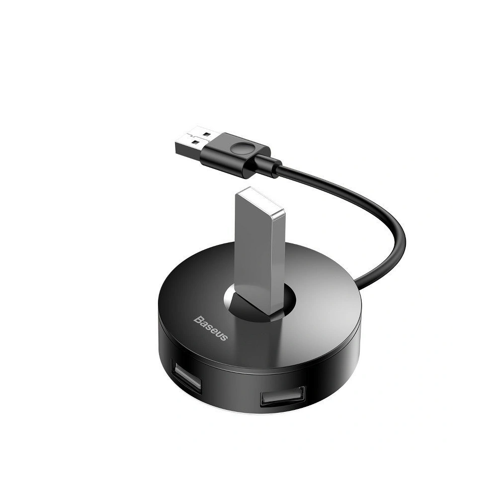 Hurtownia GSM - Hub 4w1 USB do USB 3.0 + 3x USB 2.0 Baseus 15cm (černý) - BSU361BLK - {ean13} - Hurt