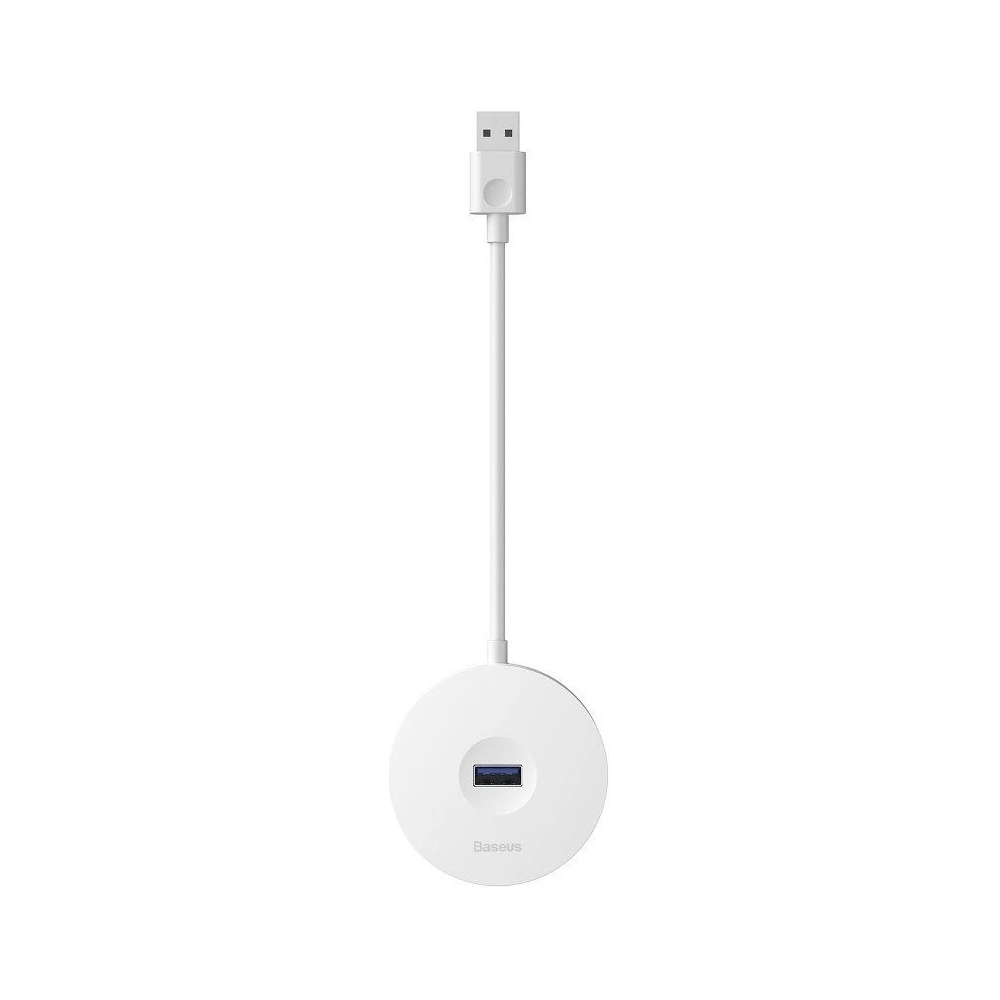 Wholesale Baseus Hub 4in1 USB 3.0 + 3x USB 2.0 15cm White - BSU362WHT - {ean13} - Hurt